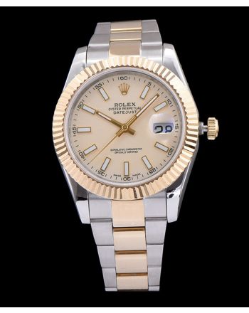 Rolex Stainless Steel Mid-size Datejust Watches Golden