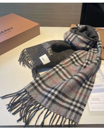 Burberry Women's Reversible Plaid Cashmere Scarf