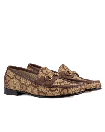 Gucci Women's Maxi Gg Loafer 727581 Dark Coffee