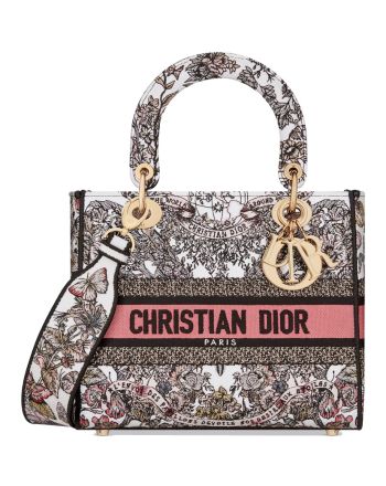 Christian Dior Medium Lady D-Lite Bag Pink